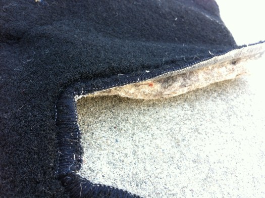 MSA 280z carpet - carpet pad close up