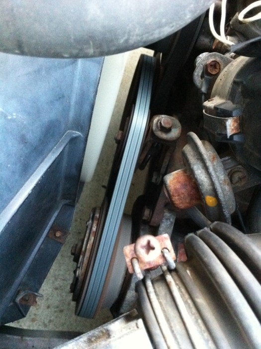 280z AC belt - installed
