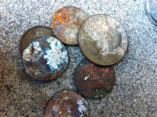 280z interior - coins