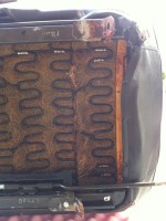 Datsun 280z seat - underside