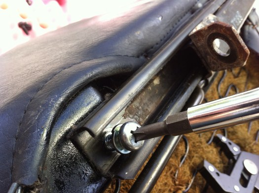 Datsun 280z seat - seat slider