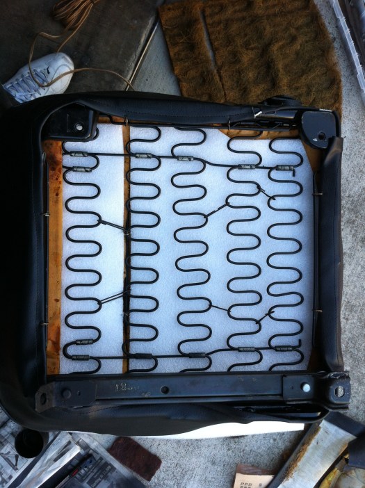 Datsun 280z seat - seat complete underside