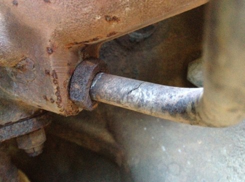 Daily-Datsun-cracked-EGR-tube