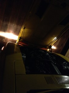 Daily Datsun - headlights on